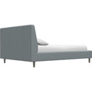  Palliser Prairie Queen Upholstered Platform Bed 77136-Q1/79006-QR/79005-QW-TRAVERSE-HAZE IMAGE 5