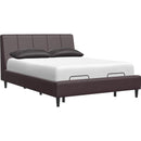  Palliser Prairie California King Upholstered Platform Bed 77136-C1/79006-CM/79005-CA-CLASSIC-BURGUNDY IMAGE 1