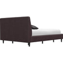  Palliser Prairie King Upholstered Platform Bed 77136-K1/79006-KM/79005-KA-CLASSIC-BURGUNDY IMAGE 5