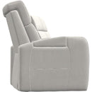  Palliser Flicks 41416 4-Seat Curved Home Theater Seating - Evoque Mist IMAGE 4