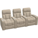  Palliser Paragon 41417 3-Seat Power Straight Home Theater Seating - Bali Harvest IMAGE 1