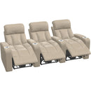 Palliser Paragon 41417 3-Seat Power Straight Home Theater Seating - Bali Harvest IMAGE 2