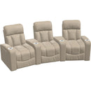  Palliser Paragon 41417 3-Seat Power Curved Home Theater Seating - Bali Harvest IMAGE 1