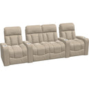  Palliser Paragon 41417 4-Seat Power Straight Home Theater Seating - Bali Harvest IMAGE 1