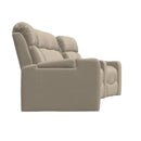  Palliser Paragon 41417 4-Seat Power Curved Home Theater Seating - Bali Harvest IMAGE 3