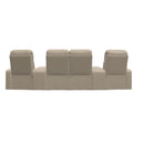 Palliser Paragon 41417 4-Seat Power Curved Home Theater Seating - Bali Harvest IMAGE 4
