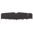  Palliser Apex Power Reclining Leather 6 pc Sectional 44008-5W/44008-F2/44008-S2/44008-19/44008-S2/44008-4W-REIN-BASALT IMAGE 4