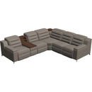  Palliser Lotus Power Reclining Leather 6 pc Sectional 44012-5H/44012-F2/44012-1H/44012-19/44012-S1/44012-4H-EVOQUE-STONE IMAGE 1