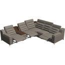  Palliser Lotus Power Reclining Leather 6 pc Sectional 44012-5H/44012-F2/44012-1H/44012-19/44012-S1/44012-4H-EVOQUE-STONE IMAGE 2