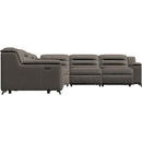  Palliser Lotus Power Reclining Leather 6 pc Sectional 44012-5W/44012-F2/44012-S2/44012-19/44012-S2/44012-4W-EVOQUE-STONE IMAGE 3