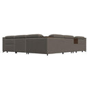  Palliser Lotus Power Reclining Leather 6 pc Sectional 44012-5W/44012-F2/44012-S2/44012-19/44012-S2/44012-4W-EVOQUE-STONE IMAGE 4