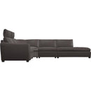  Palliser Charli Power Reclining Leather 5 pc Sectional 77743-19/77743-10/77743-9W/77743-E2/77743-E4-REIN-BRUIN IMAGE 2
