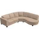  Palliser Juno Fabric 3 pc Sectional 77494-07/77494-09/77494-19-TORREY-CASHMERE IMAGE 1