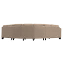  Palliser Juno Fabric 3 pc Sectional 77494-07/77494-09/77494-19-TORREY-CASHMERE IMAGE 3