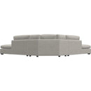  Palliser Ensemble Track Arm Fabric 3 pc Sectional 77909-20/77909-9W/77909-19-DREAMY-GRANITE IMAGE 3
