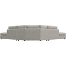 Palliser Ensemble Max Track Arm Fabric 3 pc Sectional 77914-20/77914-9W/77914-19-DREAMY-GRANITE IMAGE 3