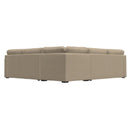  Palliser Madison Sleep Fabric Queen Sleeper Sectional 77660-92/77660-11/77660-29-CATRIN-GRECIAN-LINEN IMAGE 4