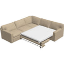  Palliser Madison Sleep Leather Queen Sleeper Sectional 77660-39/77660-29-CATRIN-GRECIAN-LINEN IMAGE 2