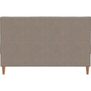  Palliser Sebring Full Upholstered Platform Bed 77137-F1/79006-FR/79005-FW-PESCARA-PEBBLE IMAGE 6