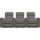  Palliser Vivid 41095 3 pc Straight Home Theather Seating - Bali Marble IMAGE 3