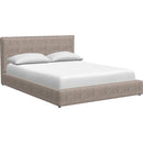  Palliser Sebring King Upholstered Platform Bed with Storage 77137-K1/79006-KL/79005-KG-COBBLESTONE-MARBLE IMAGE 1