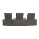  Palliser Vivid 41095 3 pc Curved Home Theather Seating - Bali Marble IMAGE 4