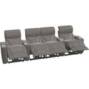  Palliser Vivid 41095 4 pc Straight Home Theather Seating - Bali Marble IMAGE 2