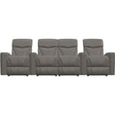  Palliser Vivid 41095 4 pc Straight Home Theather Seating - Bali Marble IMAGE 3