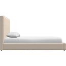  Palliser Sebring Queen Upholstered Platform Bed with Storage 77137-Q2/79006-QL/79005-QG-VALLEY-CREAM IMAGE 4