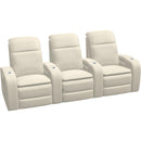  Palliser Vertex Leather 3-Seat Home Theatre Seating 41470-1L/41470-3L/41470-3L-SOLANA-TUSK IMAGE 1