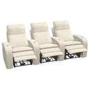 Palliser Vertex Leather 3-Seat Home Theatre Seating 41470-1L/41470-3L/41470-3L-SOLANA-TUSK IMAGE 2