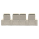  Palliser Vertex Leather 4-Seat Home Theatre Seating 41470-2L/41470-2L/41470-3L/41470-3L-SOLANA-TUSK IMAGE 5