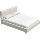  Palliser Sebring Queen Upholstered Platform Bed with Storage 77137-Q1/79006-QD/79004-QB/79005-QW-BURLESON-STUCCO IMAGE 2