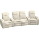  Palliser Vertex Leather 4-Seat Home Theatre Seating 41470-2L/41470-9L/41470-7L/41470-3L-SOLANA-TUSK IMAGE 1