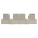  Palliser Vertex Leather 4-Seat Home Theatre Seating 41470-2L/41470-9L/41470-7L/41470-3L-SOLANA-TUSK IMAGE 4