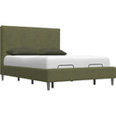  Palliser Sebring King Upholstered Platform Bed 77137-K2/79006-KM/79005-KA-PESCARA-AVOCADO IMAGE 1