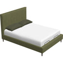 Palliser Sebring King Upholstered Platform Bed 77137-K2/79006-KM/79005-KA-PESCARA-AVOCADO IMAGE 2