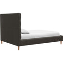  Palliser Vineyard Queen Upholstered Platform Bed 77138-Q2/79006-QR/79005-QW-SARATOGA-MARSH IMAGE 5