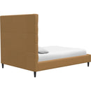  Palliser Vineyard Queen Upholstered Platform Bed 77138-Q3/79006-QR/79005-QW-REIN-CARAMEL IMAGE 5