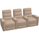  Palliser Beckett 41473 Straight 3-Seat Home Theatre Seating - Torrey Cashmere IMAGE 1
