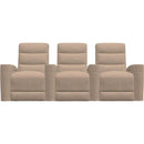  Palliser Beckett 41473 Straight 3-Seat Home Theatre Seating - Torrey Cashmere IMAGE 3
