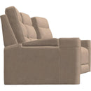  Palliser Beckett 41473 Curved 3-Seat Home Theatre Seating - Torrey Cashmere IMAGE 4