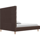  Palliser Vineyard King Upholstered Platform Bed with Storage 77138-K3/79006-KD/79004-KB/79005-KW-CLASSIC-MOCHA IMAGE 5