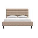  Palliser Novella California King Upholstered Panel Bed 77141-C2/79006-CR/79005-CW-TORREY-CASHMERE IMAGE 2