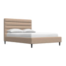  Palliser Novella California King Upholstered Panel Bed 77141-C2/79006-CR/79005-CW-TORREY-CASHMERE IMAGE 3