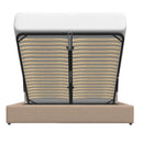  Palliser Novella California King Upholstered Panel Bed with Storage 77141-C1/79006-CL/79005-CG-TORREY-CASHMERE IMAGE 4