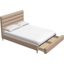  Palliser Novella King Upholstered Panel Bed with Storage 77141-K2/79006-KD/79004-KB/79005-KW-TORREY-CASHMERE IMAGE 2