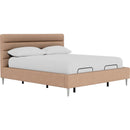 Palliser Novella California King Upholstered Platform Bed 77141-C1/79006-CM/79005-CA-CLASSIC-BUFF IMAGE 1