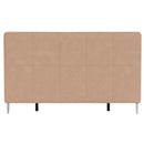  Palliser Novella California King Upholstered Platform Bed 77141-C1/79006-CM/79005-CA-CLASSIC-BUFF IMAGE 5
