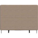 Palliser Novella King Upholstered Platform Bed 77141-K2/79006-KM/79005-KA-TORREY-CASHMERE IMAGE 8